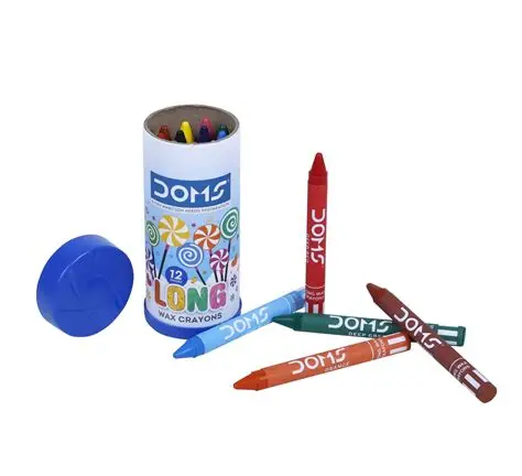 Doms Long wax Crayon 12 shades 20 rs