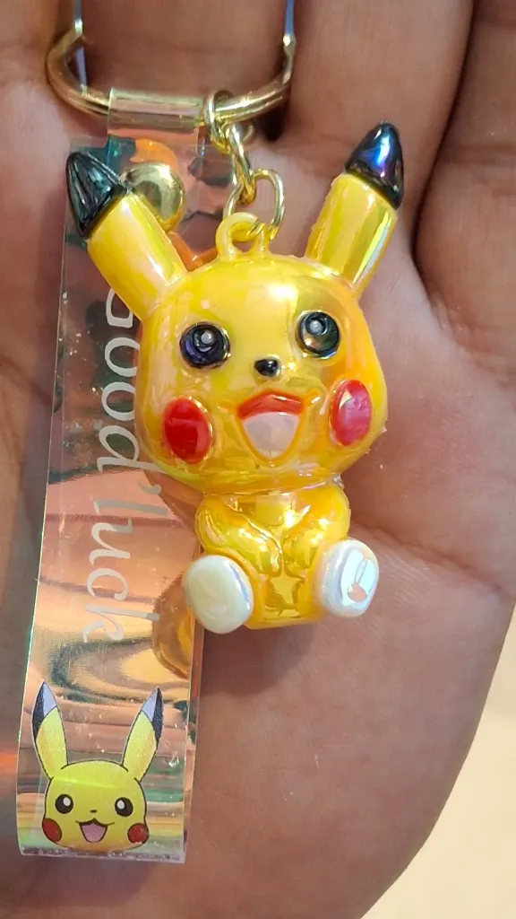 Pokémon golden keychain