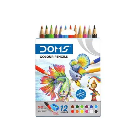 doms color pencil 12 shade| 30 rs
