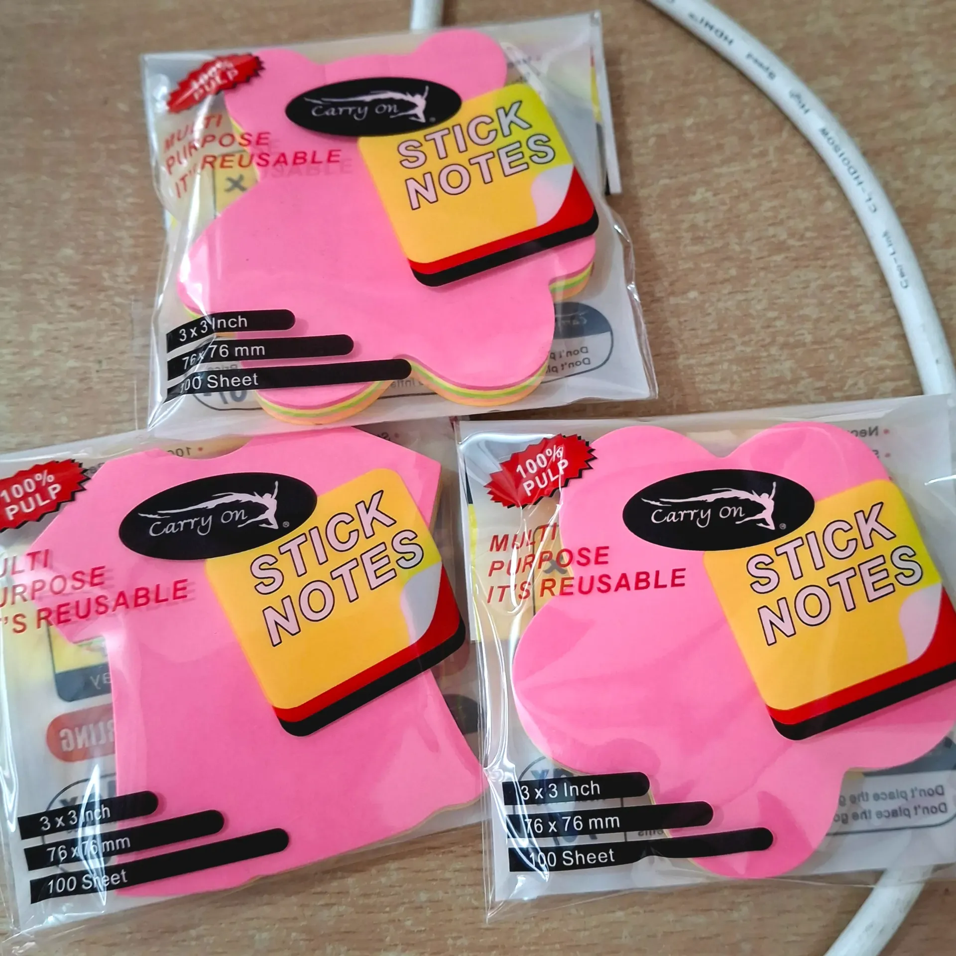 sticky notes shapes |3x3|cr333