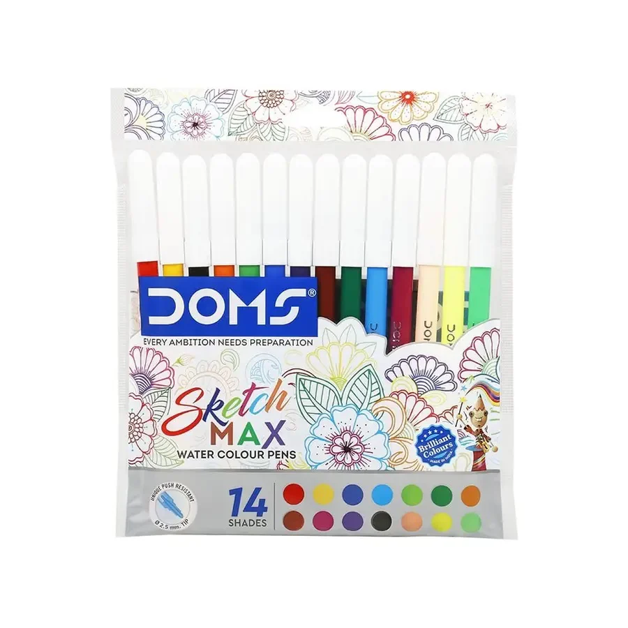 doms sketch max pen 14 pcs | 35/-