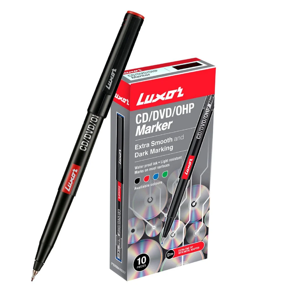 luxor black ohp marker fine tip