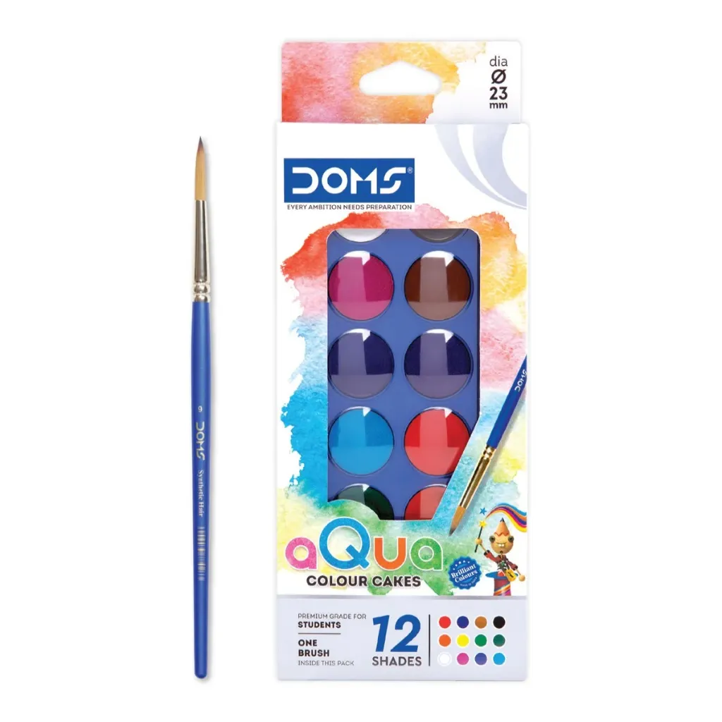 doms aqua color cake 12 shades | 65