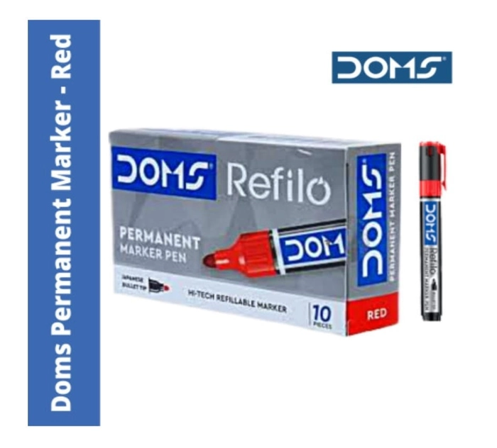 doms refillo marker red