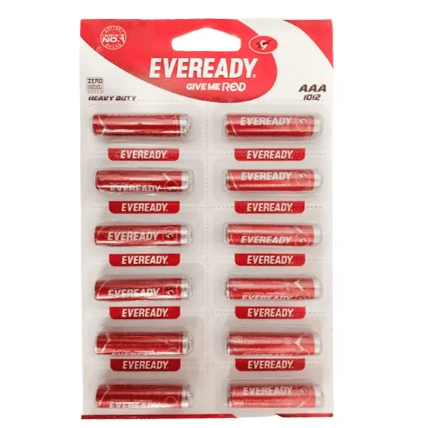 Eveready cells (all mrps)
