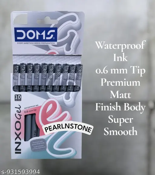 INXO gel pen BLACK | Doms | Mrp10
