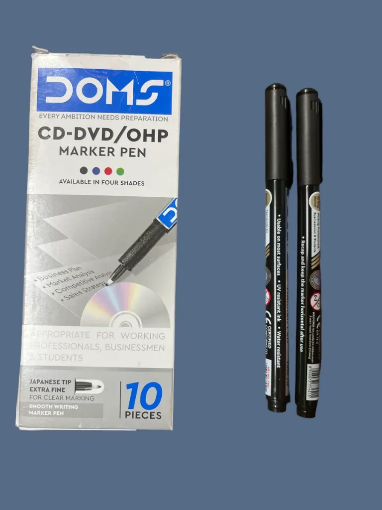 DOMS CD/DVD OHP Marker mrp 10 Black