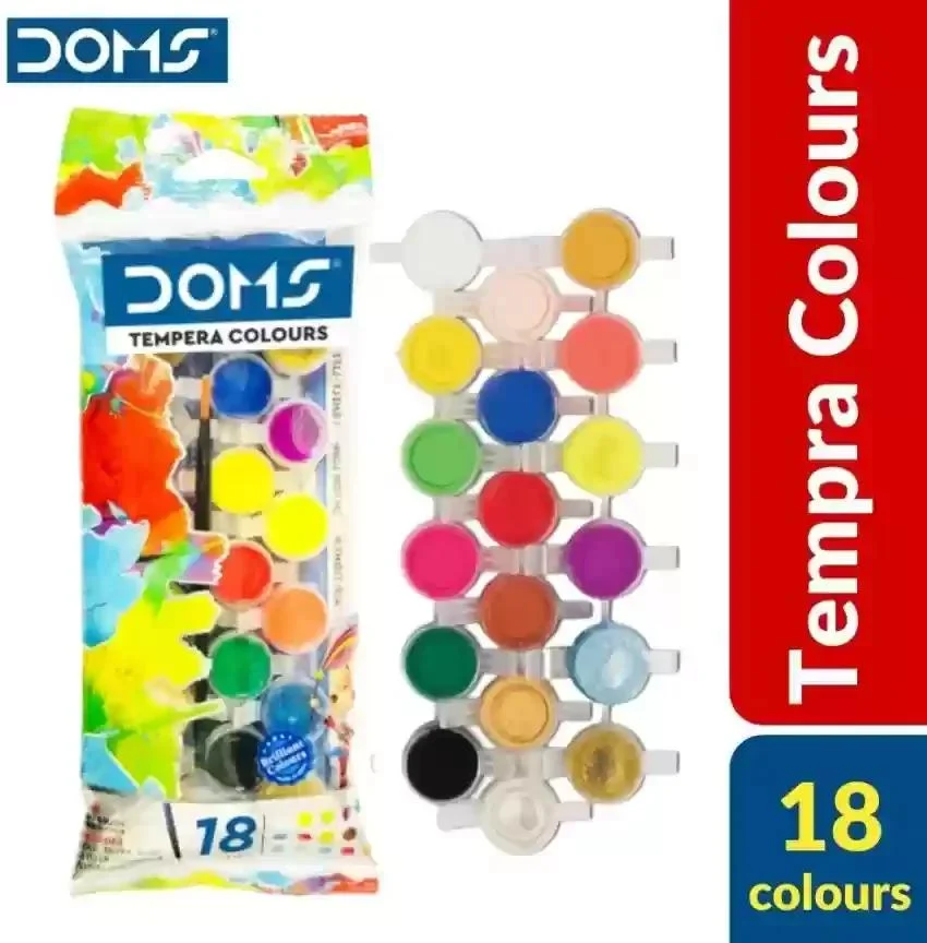 doms tempera water colors 18 shades | 30/-