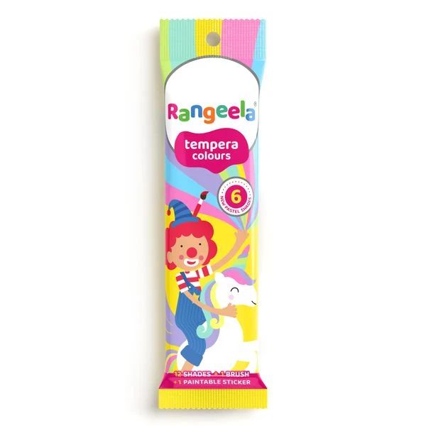 Rangeela tempera metallic colors 12 shades | 25/-