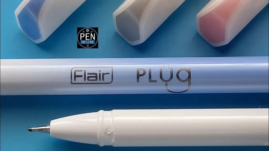FLAIR Plug Blue Gel Pen | 10