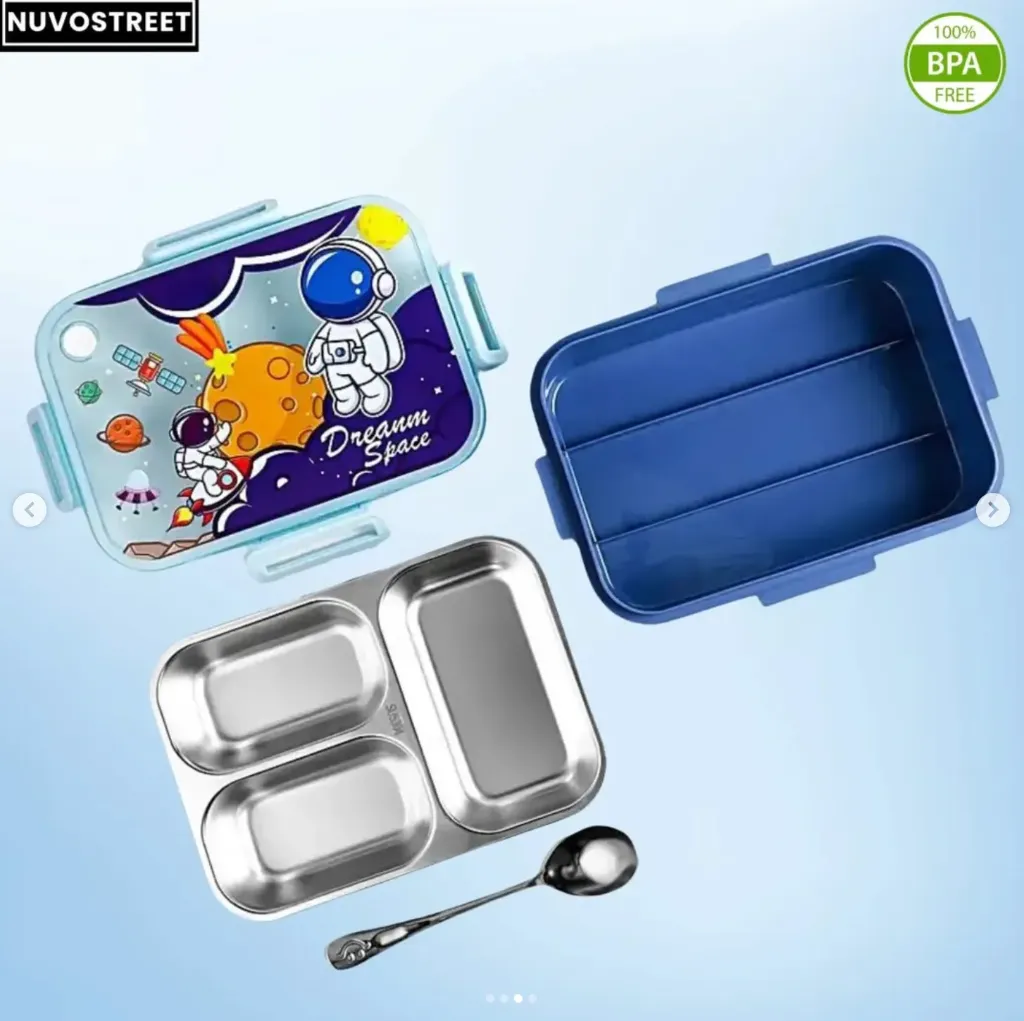 3 grid 750ml lunch box - moontalk